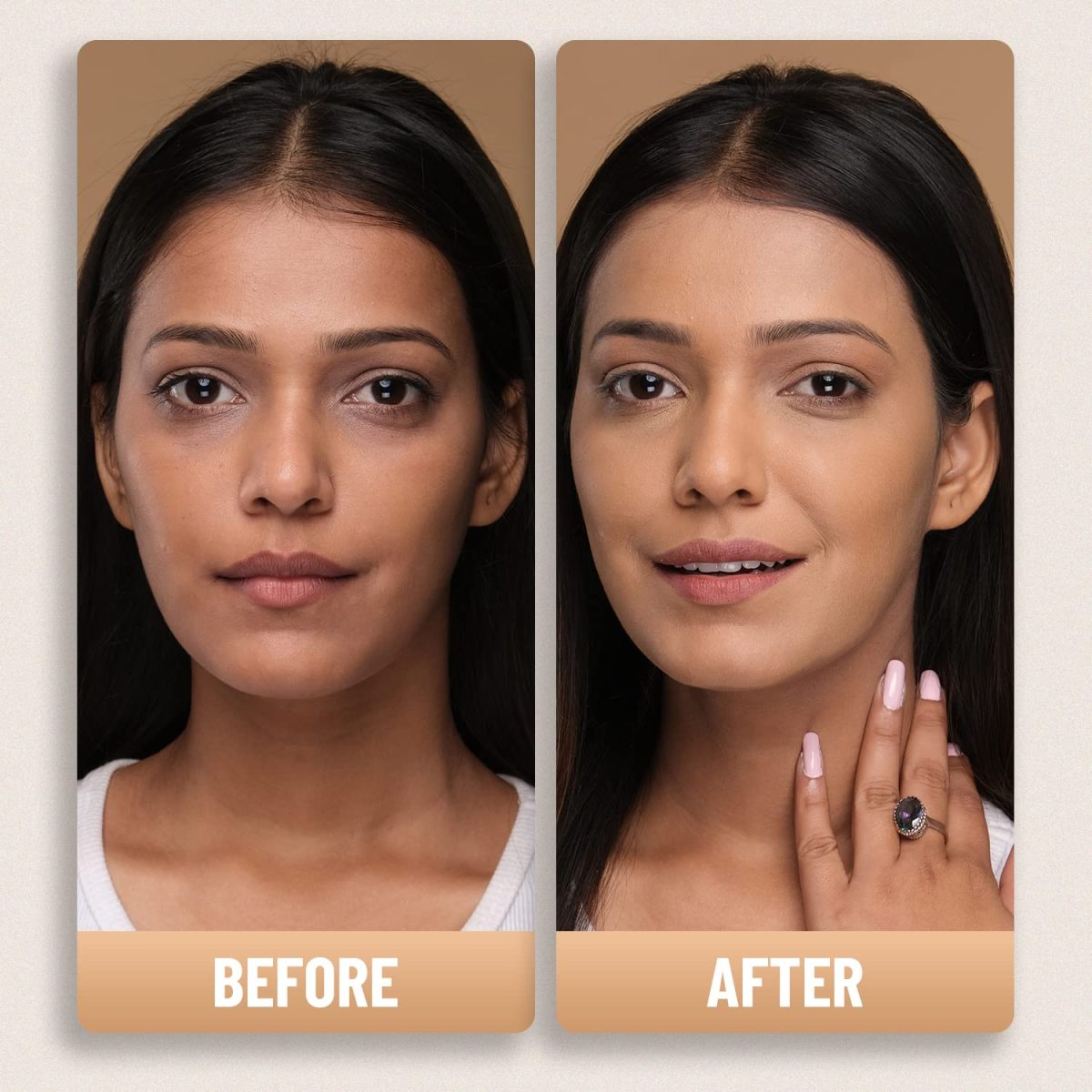 Swiss Beauty Full coverage Foundation Studio Finish, Face Makeup, Shade- Ivory Rose, 30ml - Image 8