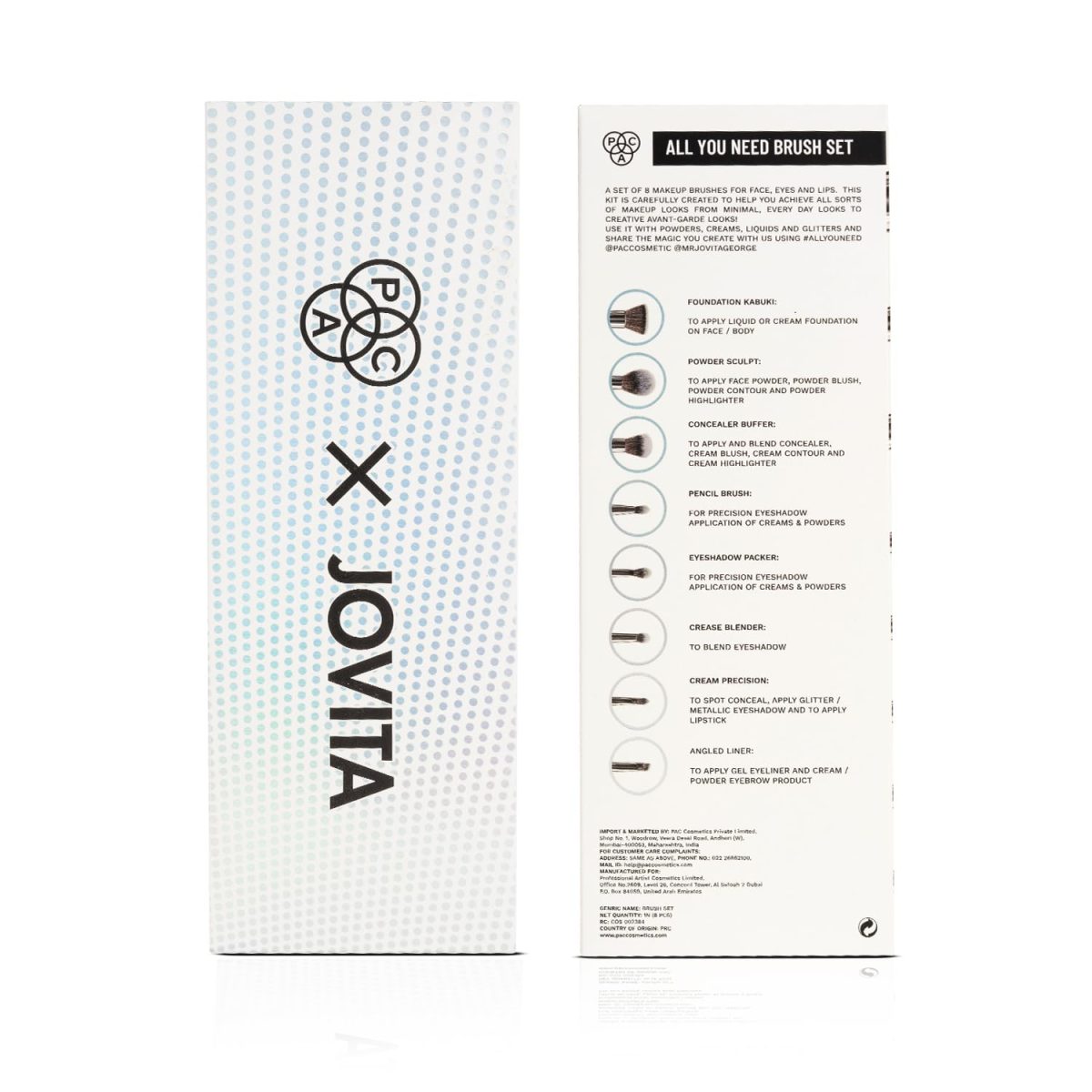 PAC X JOVITA All You Need Brush Set - Image 6