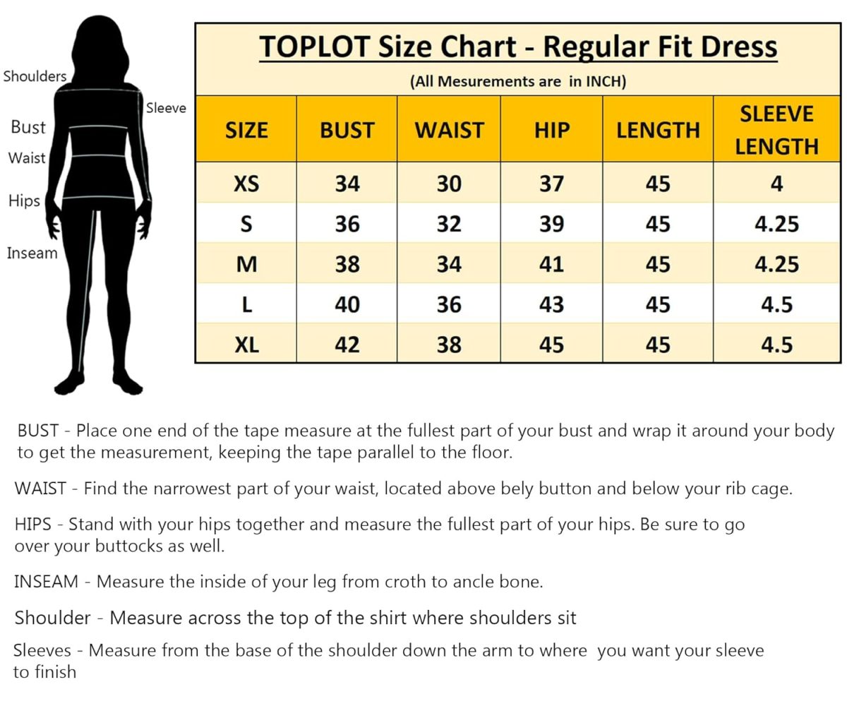 TOPLOT Dresses for Women|One Piece Dress for Women|Western Dress for Women - Image 5