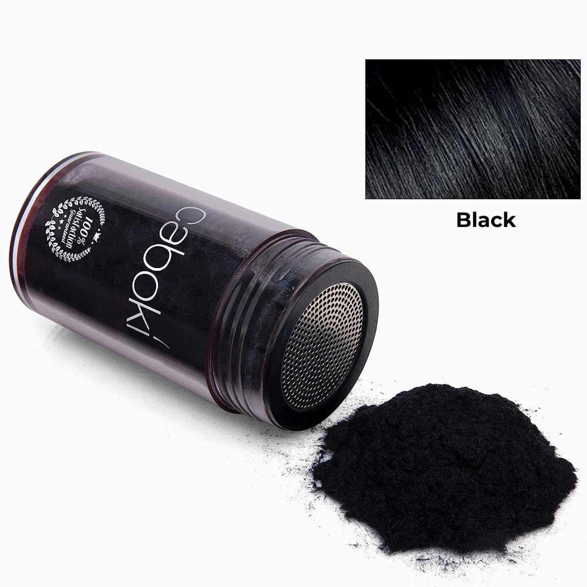 Hair building fiber Black 25 Gms