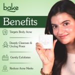 BAKE 2% Salicylic Acid Soap (2 pcs) Scrub Treatment with Niacinamide for Body & Back Acne, Reduces Strawberry Legs | Fades Dark Spots | Non Drying Formula | Soap For Men & Women | 100g x 2 (100 g (Pack of 2)) - Image 2