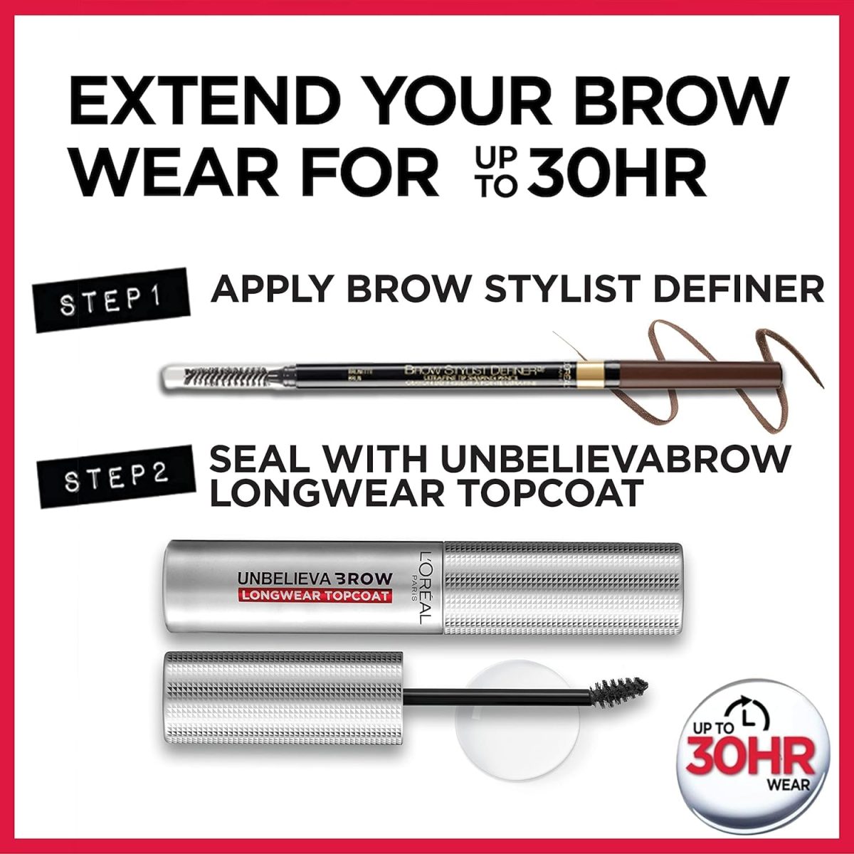 L'Oreal Paris Cosmetics Stylist Definer Brow Liner, Dark Brunette, 0.003 Ounce - Image 7