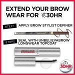 L'Oreal Paris Cosmetics Stylist Definer Brow Liner, Dark Brunette, 0.003 Ounce - Image 7