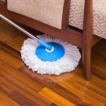 Spin Mop Stick for Floor Cleaning Without Bucket with Removable Microfiber Refill & 42 Inch Extendable Handle Rod.Replace Old Pocha with Easy Mopping Cleaner for Home, Kitchen,(Multicolor) - Image 2