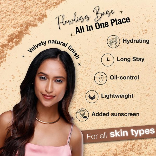 Dazller Face Makeup Essentials - (Cream, 8016), Moisturizing Liquid Makeup, 12mL + Classique Compact Powder, 9g + Pristine Finish Primer, 10g - Lightweight, Long Stay, No-makeup Look