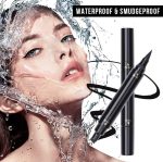 LARYNX Eyeliner Stamp Double-sided Liquid Winged Eye Liner Pen Waterproof Smudgeproof Eyeliner Pen (1 PCS, Black) - Image 6