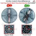FUSION STAR Pulsator Round Shaft Suitable for Samsung Top Load Fully Automatic Washing Machine Replacement Parts (Match & Buy) (Pack of 1) - Image 2