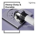 Lifelong 5 Inch Outlet Pipe Connector for Washing Machine | Bathroom Floor Drain Cover | Sink Strainer & Drain Filter | Anti-Overflow & Backflow Preventer | Sink Drainer & Drainage Cover (LLHIEG01) - Image 7