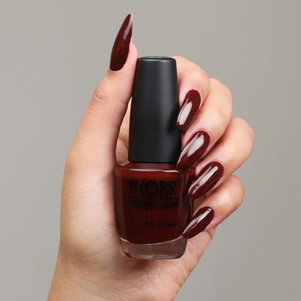 FYORR 15ML Quick Dry Long Lasting Smooth Finish Matte Nail Polish (Wine Factory)