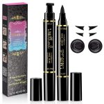 iMethod Wing Eyeliner Stamp 2 Packs Left and Right Dual Ended Liquid , The Easiest Way to Get Perfect Winged Cat Look, Waterproof, Smudge and Sweat Proof, Stay All Day