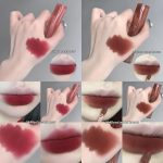 Gege Bear Lip Mud | Non-Sticky & Nourishing | Aesthetic Lip Color | Liquid Lipstick with Lips Care Benefits | Pink to Brown Tones | Matte Finish | Long Lasting Hydrating & Lightweight | Non-Sticky & Nourishing | Moisturizing Kawaii Aesthetic Color | Lipsticks for Women (02#Haruyama Peach, 3g) - Image 5