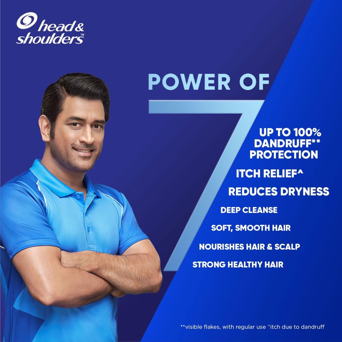 Head & Shoulders 7in1 Anti-dandruff Shampoo | Multi-action formula | Complete Solution for unhealthy scalp | 7 benefits for Men and Women, 650ml - Image 3