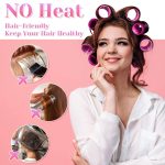 VIEWS Self Grip Rollers Hair Curlers 30Pcs Set with 18Pcs Hair Roller 3 Sizes (6 Large, 6 Medium & 6 small) and 12 Clips for Long Medium Short Hair Volume - Image 4