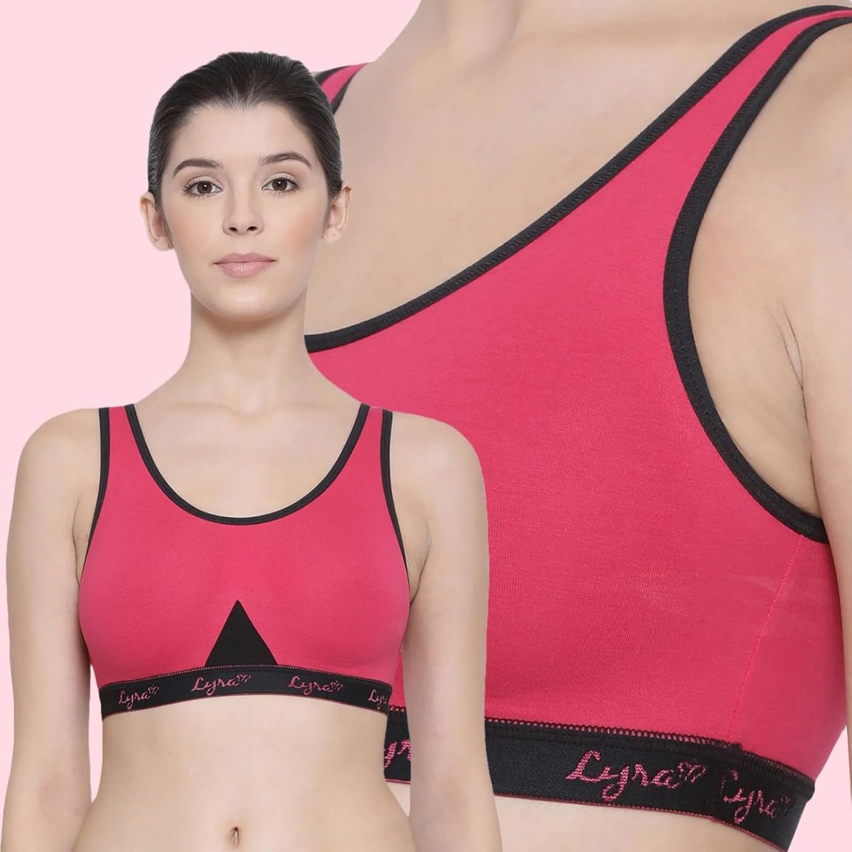 Lyra Women's Cotton Sports Bra - Image 5