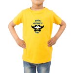 FADE COLLECTION - Happy Fathers Day Beared Kids T-Shirt (Boys/Girls) - Image 5