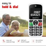 easyfone Udaan2 1.8" Display with 20+ Senior Citizen Friendly Features Like Loud Sound, Photo Speed dial, Simple menu, SOS, Incoming Call Restriction, Auto-Call Recording, Dual SIM, White - Image 5