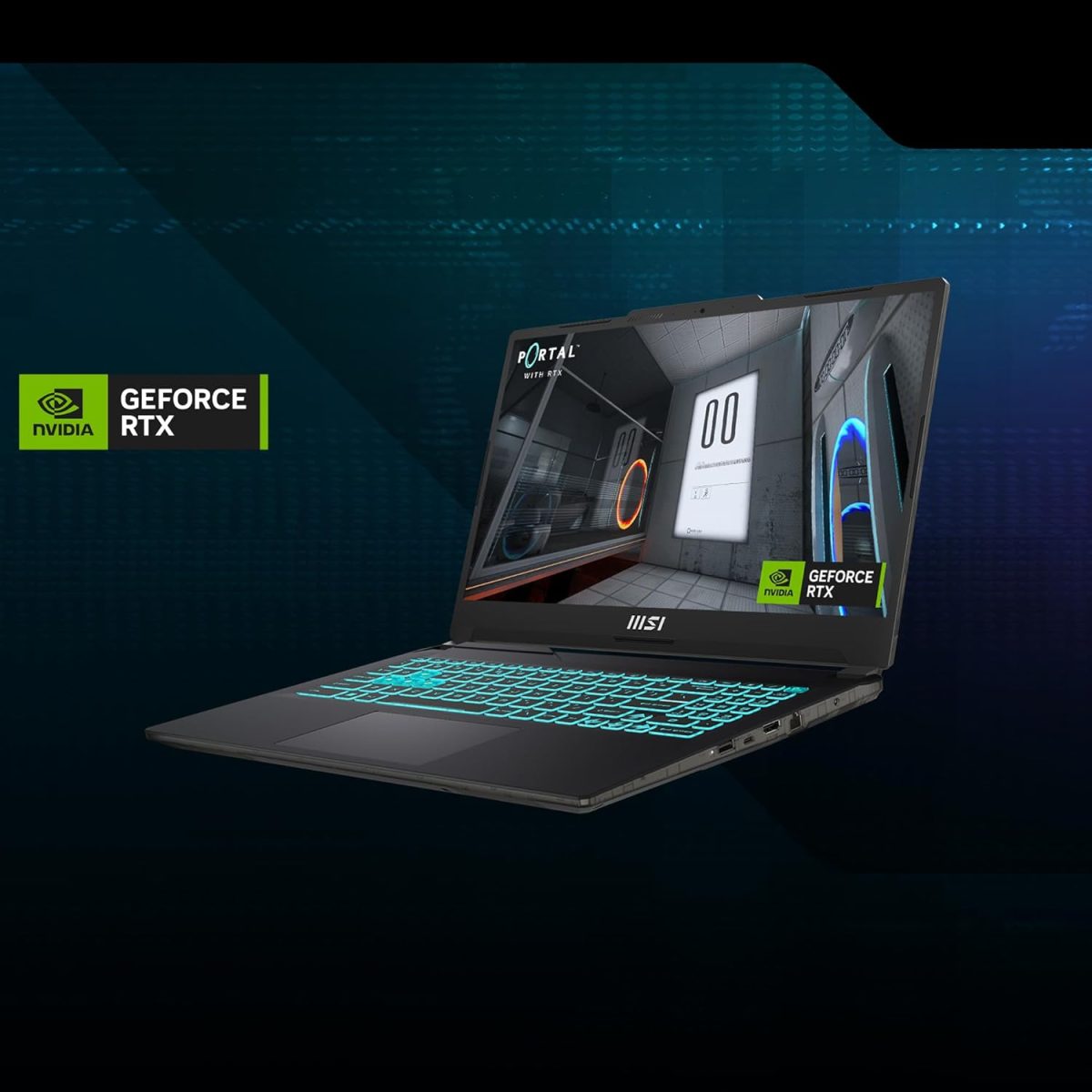 MSI Cyborg 15, Intel 12th Gen. i5-12450H, 40CM FHD 144Hz Gaming Laptop (16GB/512GB NVMe SSD/Windows 11 Home/MSO 2021/NVIDIA GeForce RTX 2050, GDDR6 4GB/Translucent Black/1.9Kg) A12UDX-1469IN - Image 3