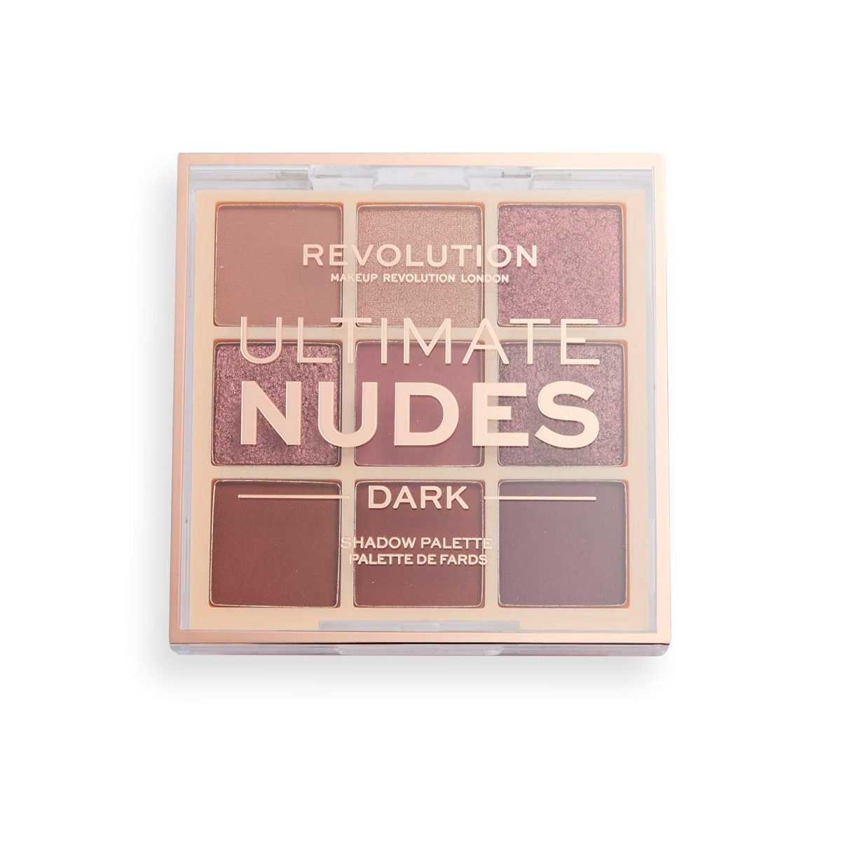 Makeup Revolution Ultimate Nudes Shadow Palette Dark Eyeshadow Palette 9 Pigmented Color for Eye Make Up_ High Professional Mattes and Shimmers Shades-8g - Image 2