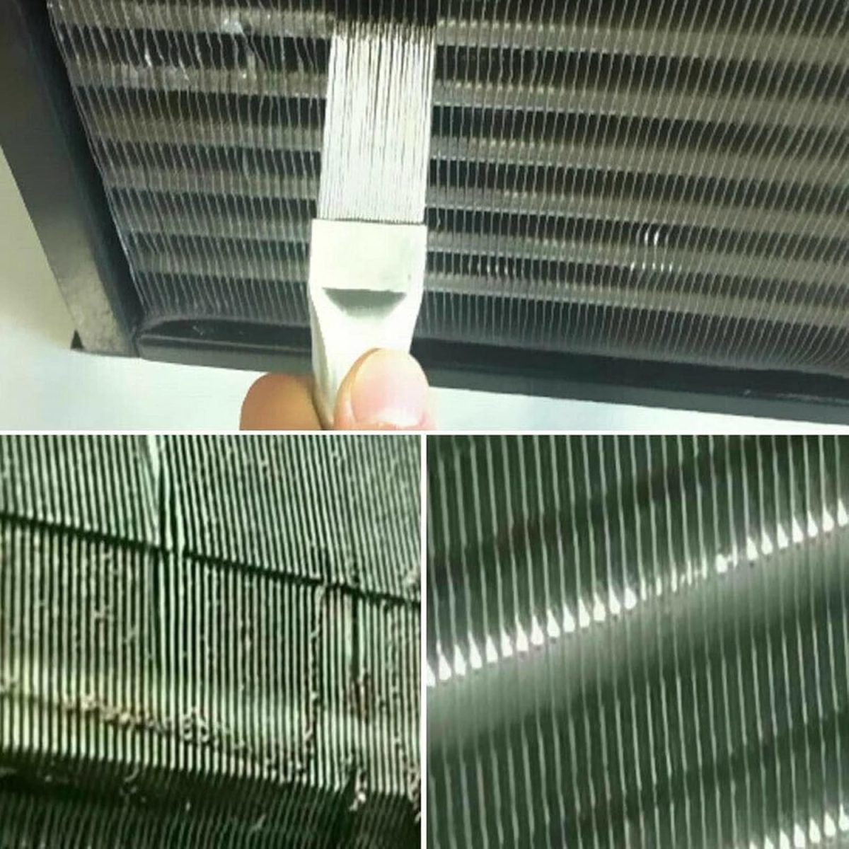THE STYLE SUTRA® Air Conditioner Fin Comb Condenser Radiator Straightener Clean Repair Tool | 1 Piece Fin Comb 1 Piece Air Conditioner Condenser Brush - Image 2