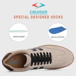 Cruiser Mens Sneaker | Comfort & Style with Soft Cushioned Insole | Trendy Lace-Up Design for Casual Outfits (2606) - Image 5