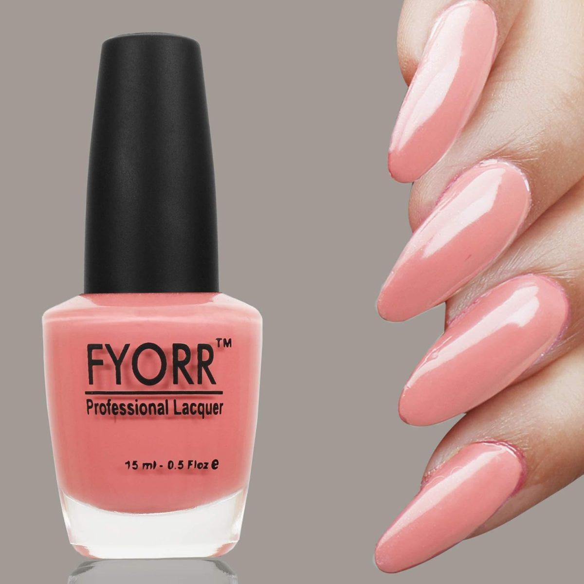 FYORR 15ML Quick Dry Long Lasting Smooth Finish Nail Polish (Peach O Maina) - Image 8