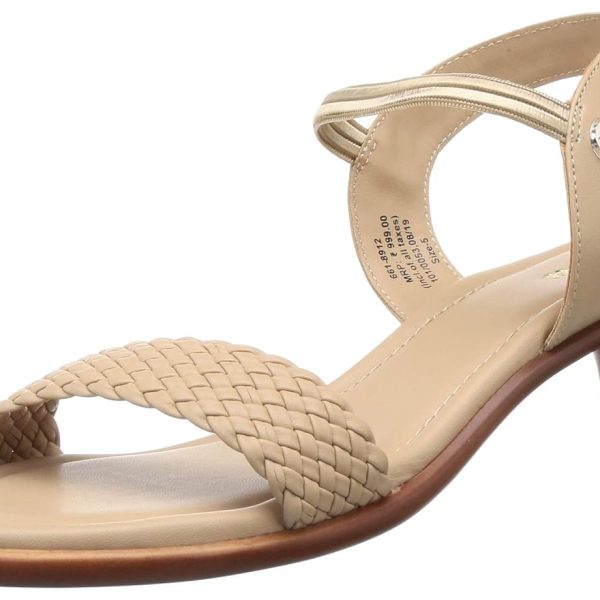 Bata Women's Block Heel Sandal - RED (3 UK) (6615512)