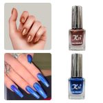 K10 Nail Polish| Metallic Finish Nail Paint|Quick Drying| Non UV Polish - Gel Finish |Chip Resistant Long-Lasting Multicolor Nail paint for Women and Girls| Multicolours | Set of 12 (12ml each)