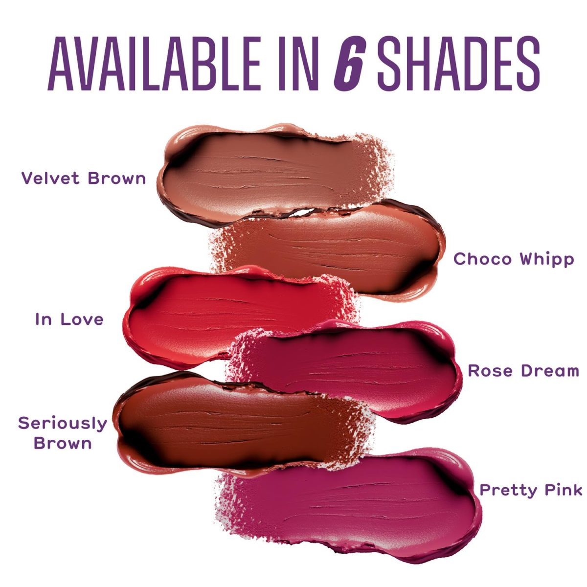 Blue Heaven Ultimatte Whipp Lip Liquid Lipstick Waterproof Infused with Cocoa Butter & Rosehip Oil | Hydrating | Airy Mousse Texture | Soft Matte Finish | Intensely Pigmented | Rose Dream | 3 ML - Image 7