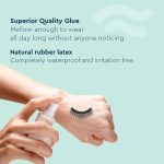 GUBB False/Fake Eyelash Glue Transparent Waterproof Eyelashes Extension Glue Adhesive - Natural Rubber Latex, Seamlessly Blend, Long Lasting & Durable - Image 6