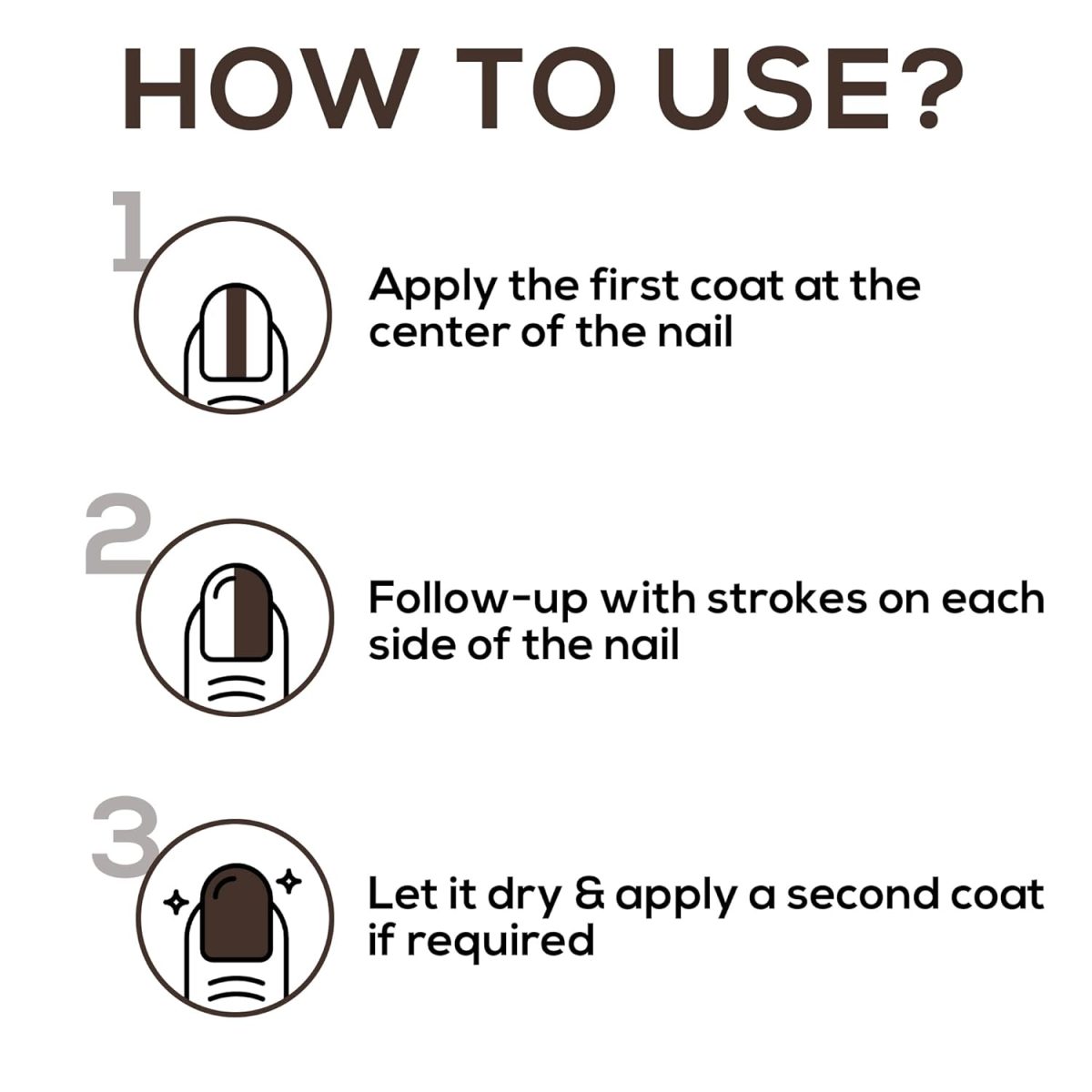 RENEE Hyper Gel Nail Paint - Mocha Brown 10ml, Quick Drying, Glossy Finish, Long Lasting, Chip resisting Formula with High Shine Polish, Acetone & Paraben Free - Image 3