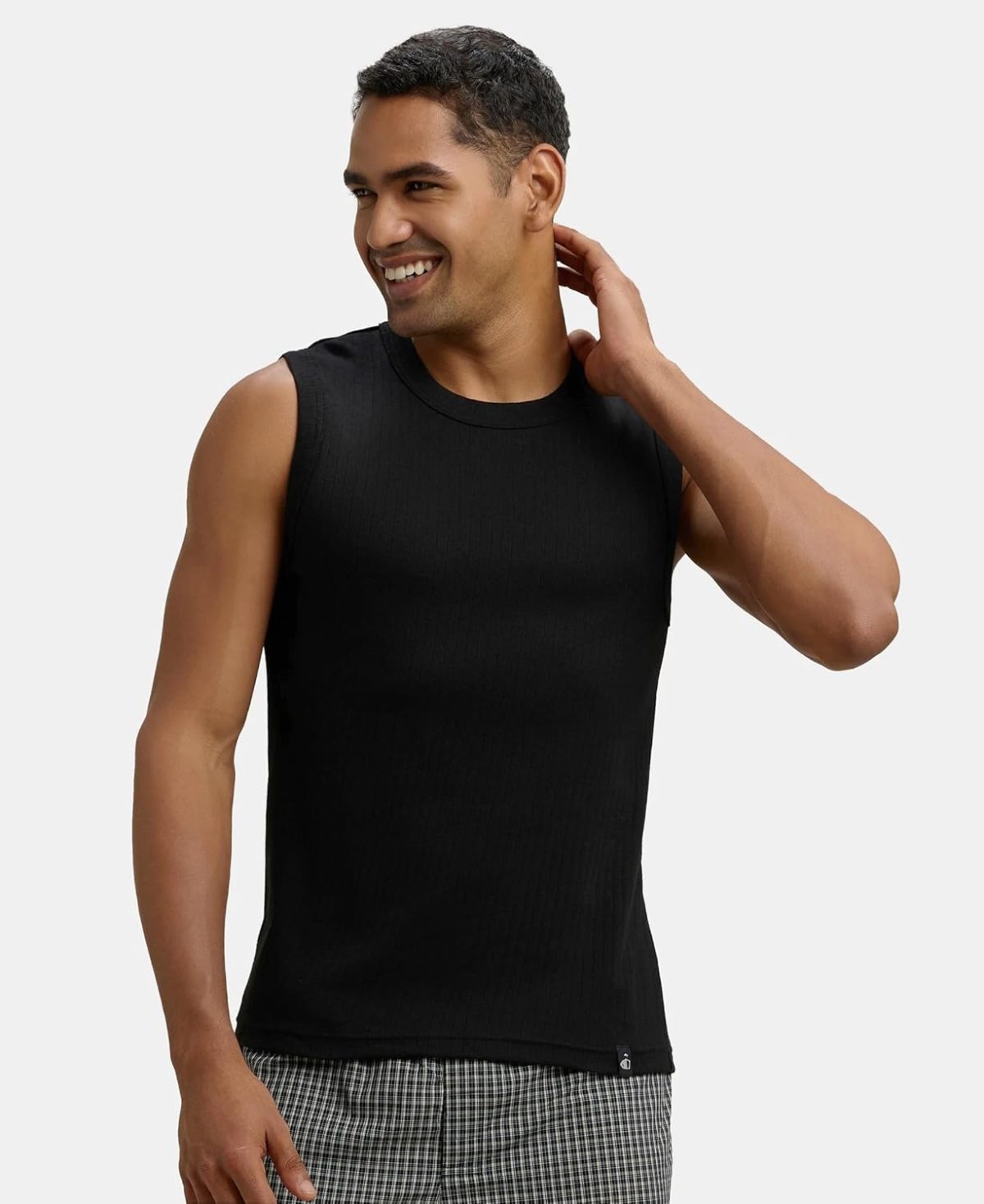 Jockey Men's Solid Regular Fit Vest - Image 8