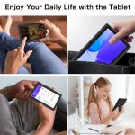 NEWISION 7" Tablet with Case, Quad Core Android 13 Tablets, 4GB RAM 32GB ROM 512GB Expand, WiFi 6, Bluetooth, 1024x600 HD IPS Screen, 3500mAh, Dual Camera, USB C Tablet PC (Blue) - Image 7