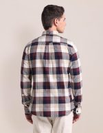U.S. POLO ASSN. Mens Red Plaid Collared Neck Long Sleeve Men's Casual Shirts - Image 5