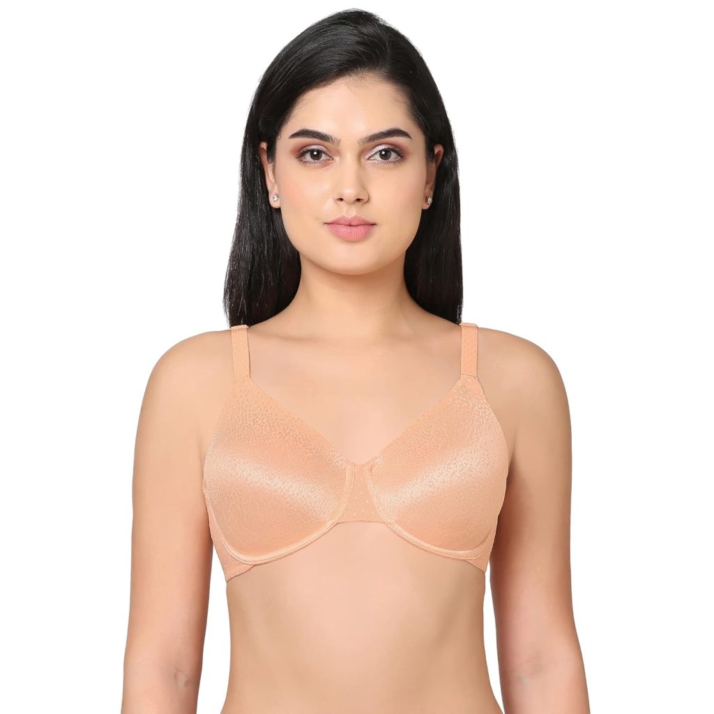 WACOAL Women’s Back Appeal| Non Padded | Wired |Full Cup| Everyday Wear | Plus Size | Comfortable | Full Support Bra