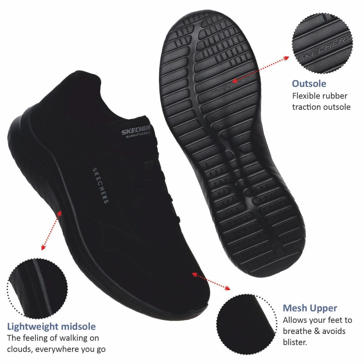Skechers Men Ultra Flex 2.0 Slip Ons Sneaker - Image 3
