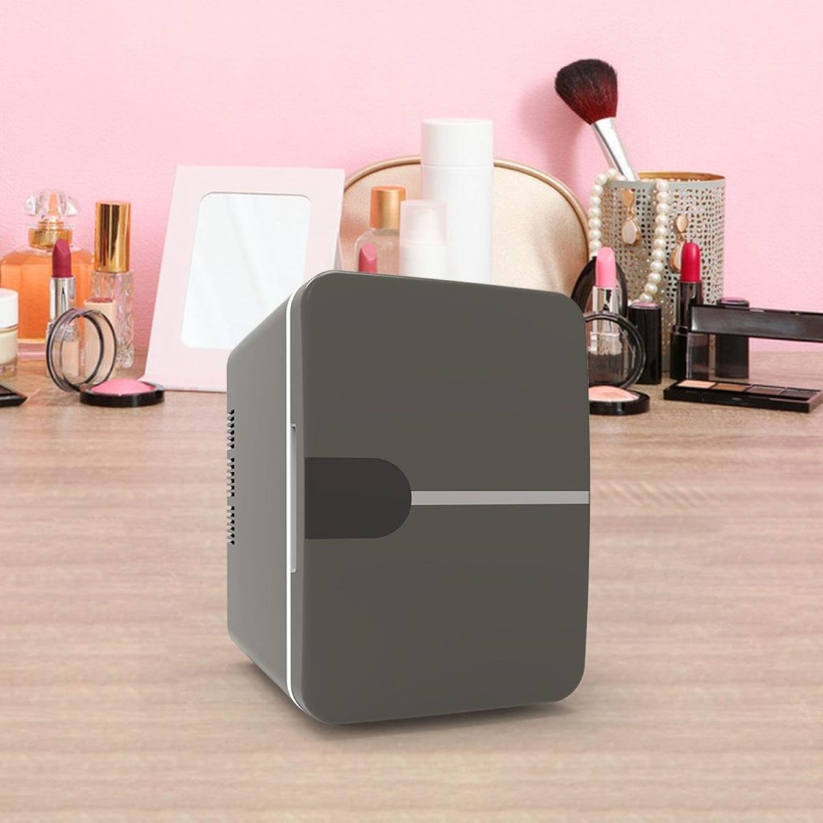 ARTISOUL® Mini Fridge 4L Food Multipurpose Mini Personal Fridge for Car Home Dorm Room Gray | Major Appliances | Refrigerators & Freezers | Mini Fridges - Image 6