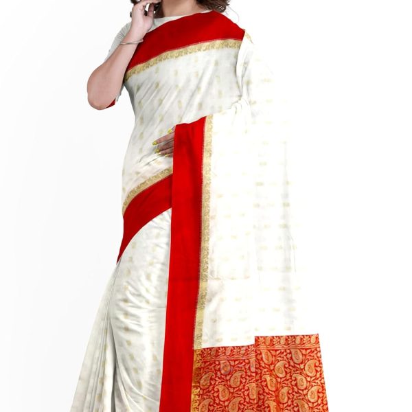 Shree Karni Creations Women Art Silk Traditional Kanjivaram Saree |Especially Designed For Festive Season|,Multi