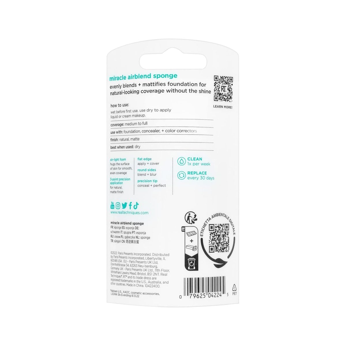 Real Techniques Miracle Airblend Sponge 13.7 gm - Image 12