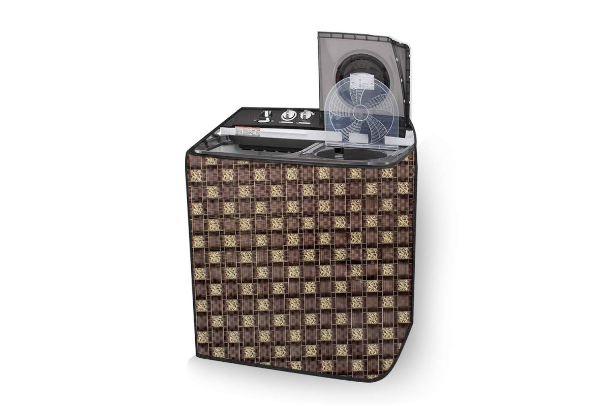 Stylista Washing Machine Cover Compatible for Whirlpool 10.5 kg semi Automatic ACE 10.5 XL Printed - Image 6