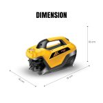IBELL YO2800 High Pressure Car Washer for Home & Bike Cleaning, 2800W Induction Motor, 240 Bar, 12 L/min Flow, Portable Power Washer with 8M Hose & Spray Gun - Image 5