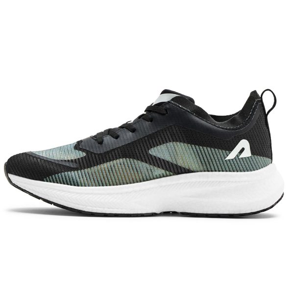 BoldFit Running Shoes for Men - Anti-Slip Sports Shoes With Soft Sole Extra Grip for Running, Jogging, Regular Gym - Black-Grey UK 9