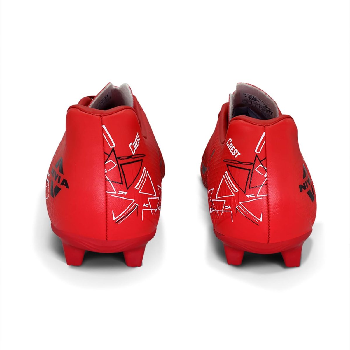 Nivia Carbonite 7.0 Crest Football Stud/ 3D Embossed Synthetic Leather/EVA Sockliner and Lightweight Sole - Image 5