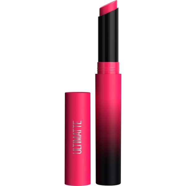 Maybelline New York Color Sensational Ultimatte Matte Lipstick, Non-Drying, Intense Color Pigment, More Magenta, Magenta Pink, 0.06 oz