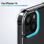 EGOTUDE Shockproof Transparent Hard Back Scratch Resistant Cover Shockproof Case for iPhone 14 / iPhone 13 (Clear) (Polycarbonate) - Image 5