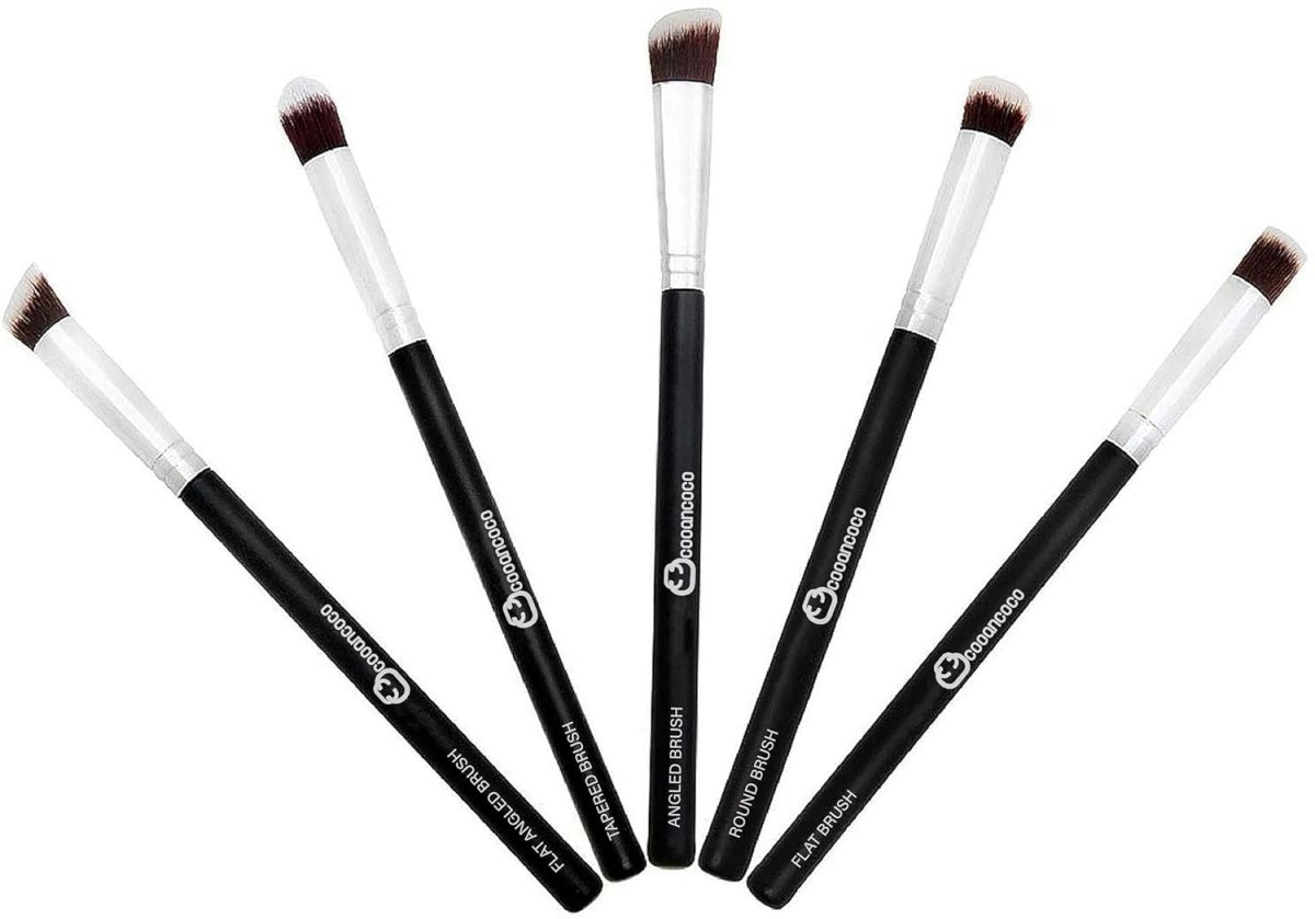 Spanking 5pcs/Set Professional Eye Brushes Set Foundation Mascara Blending Pencil Brushes Makeup Tools Cosmetic Multicolor Brush - Image 7