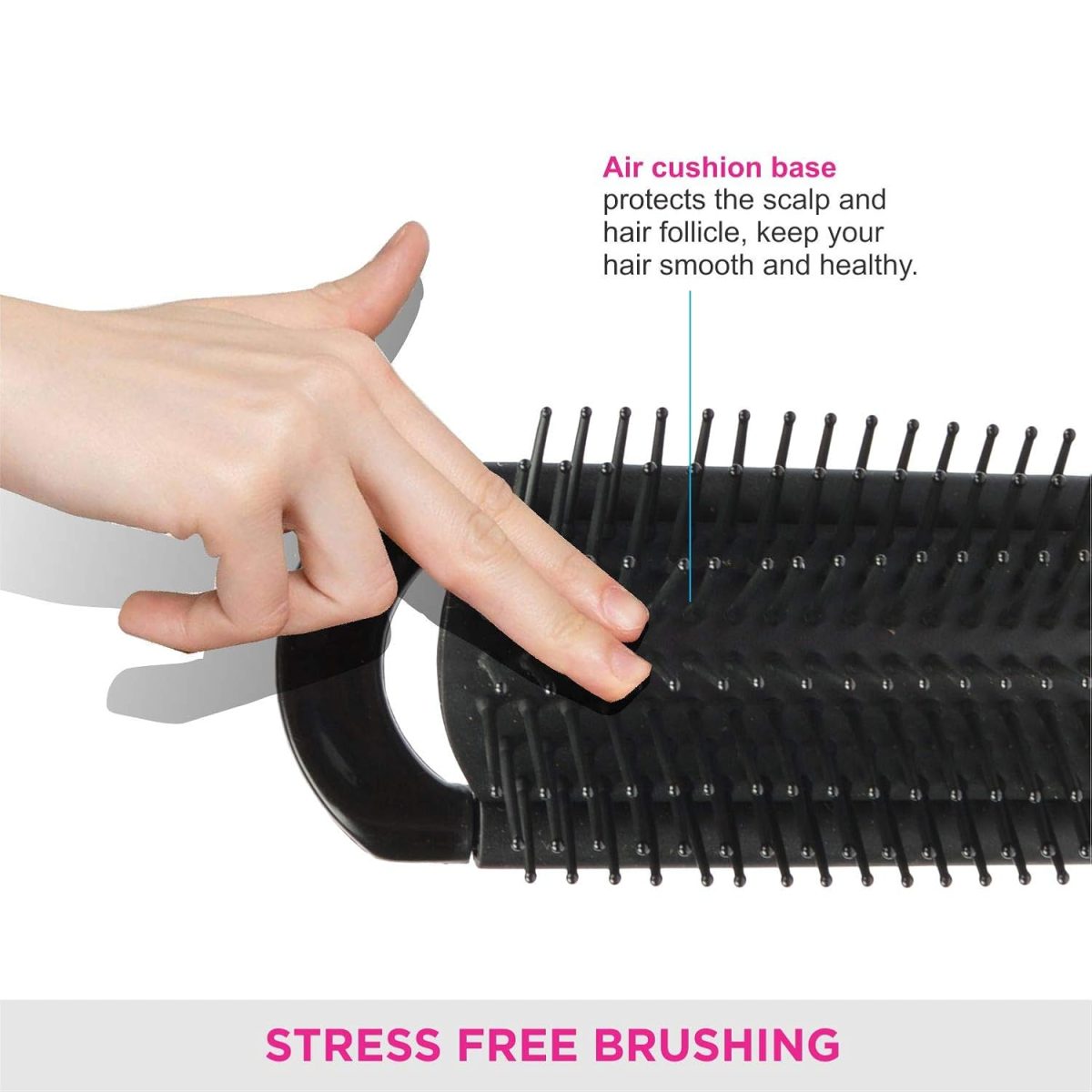Vega Folding Hair Brush with Mirror, Color May Vary - Image 6