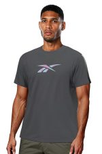 Reebok Men's Printed Regular Fit T-Shirt