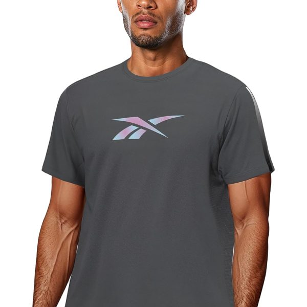 Reebok Men's Printed Regular Fit T-Shirt