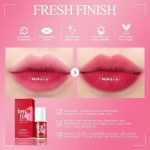 MR. HUDA Korean Style Liquid Glossy Lip And Cheek Tint With Watermelon, Strawberry, Rose Fragrance, Nourishing & Long-Lasting. Smudge & Waterproof Cheeks Blusher For Women (Dark Pink) - Image 2