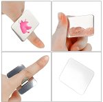 Trendy Finger Ring Makeup Mixing Palette – Reusable Stainless Steel Mixing Plate for Foundation, Eyeshadow, Nail Gel & Pigments - Image 3